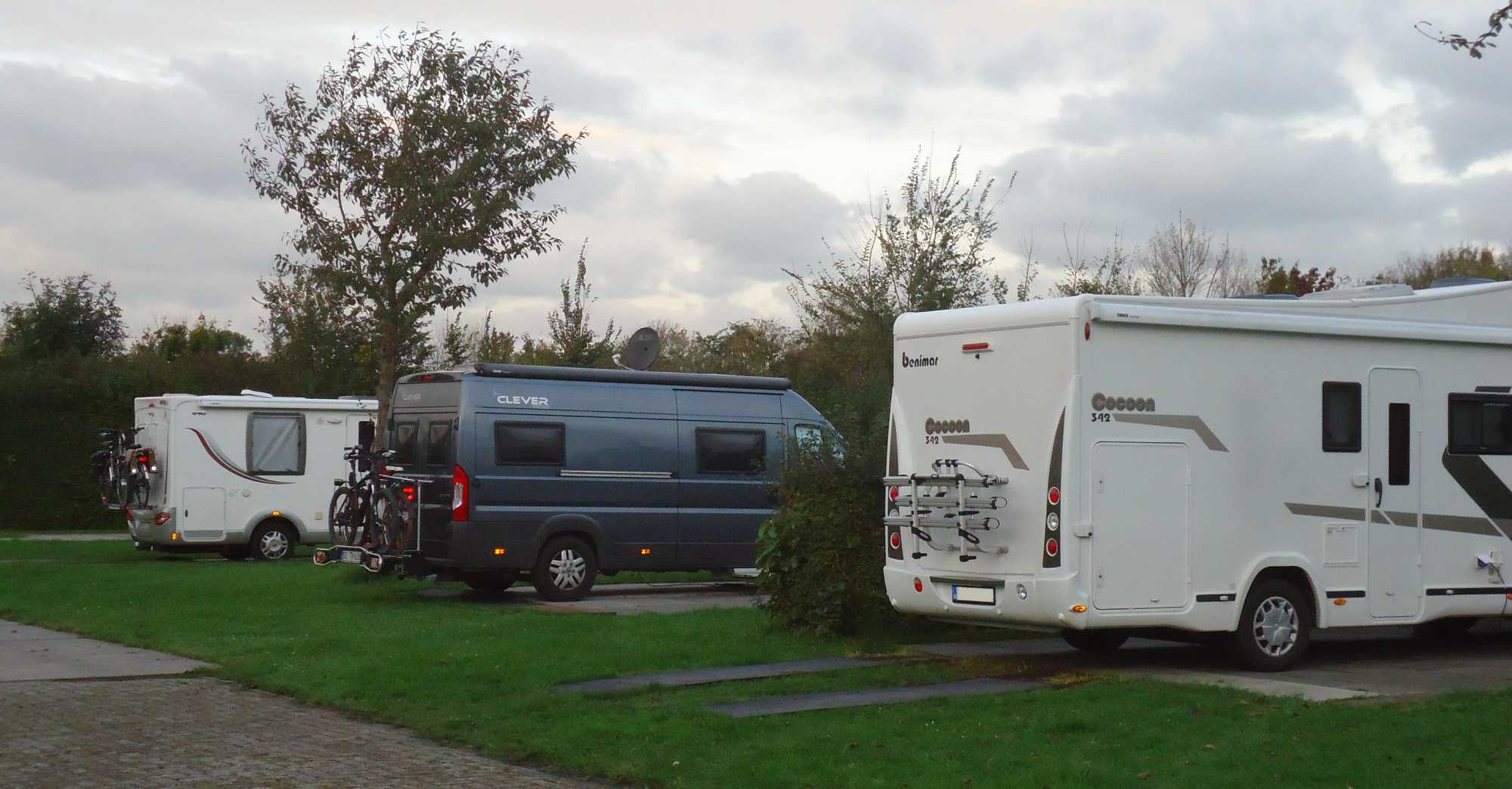 Camperplaats op camping de toren